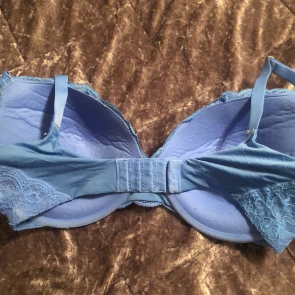 Sky blue lace push up bra 36DD - Picture 2 of 3